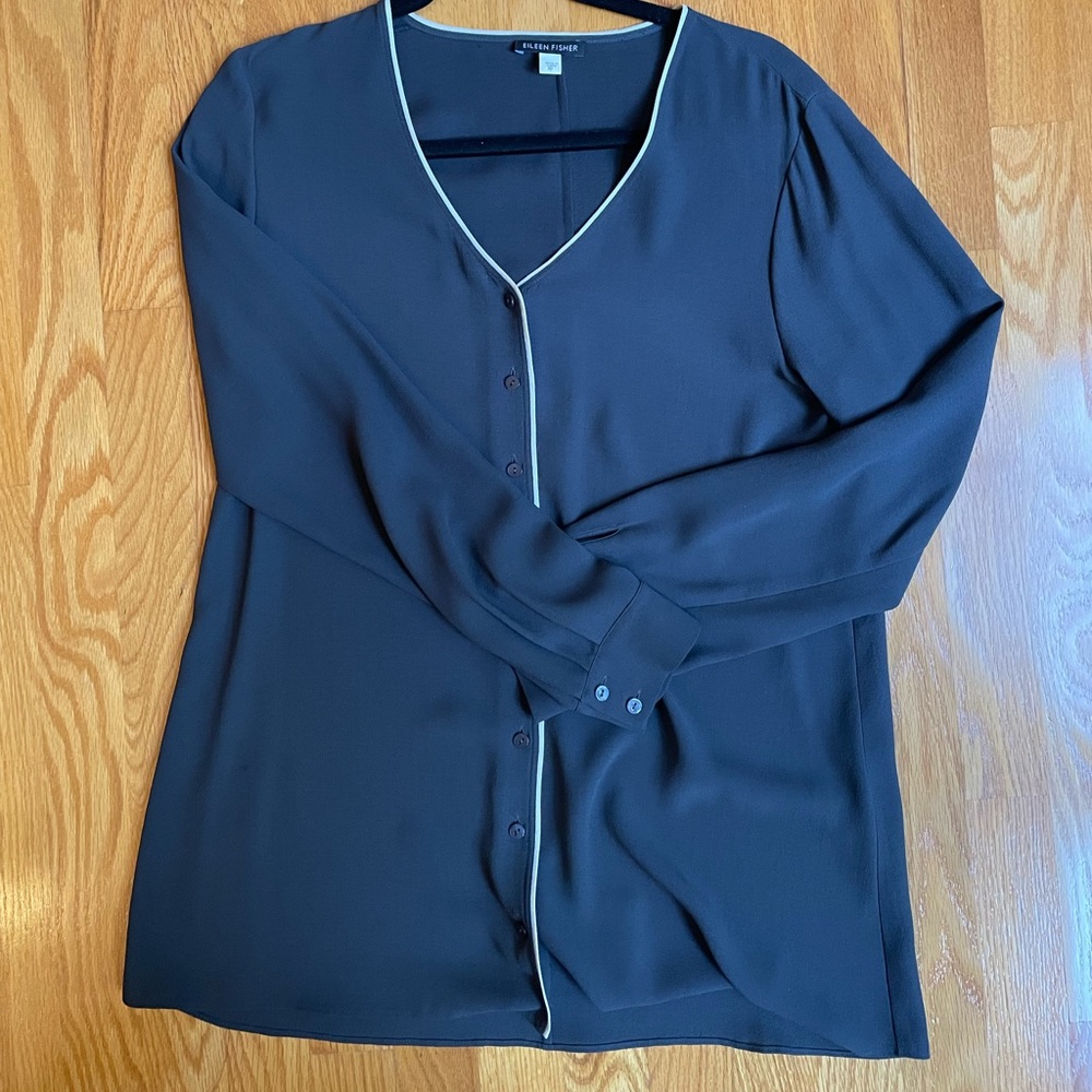 Eileen Fisher Silk Nightgown Top